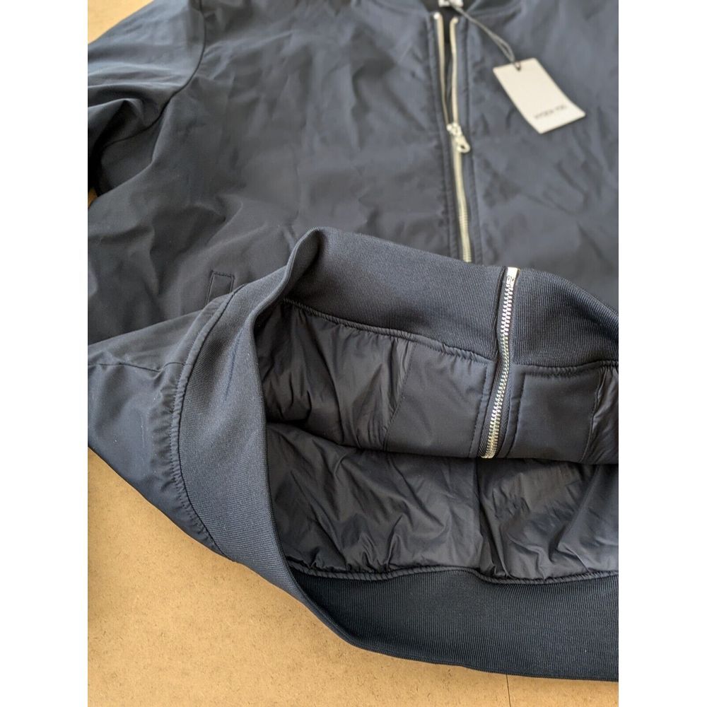 Hyden Yoo Mens XL Classic Bomber Jacket Full Zip Black Long Sleeve - Picture 3 of 7